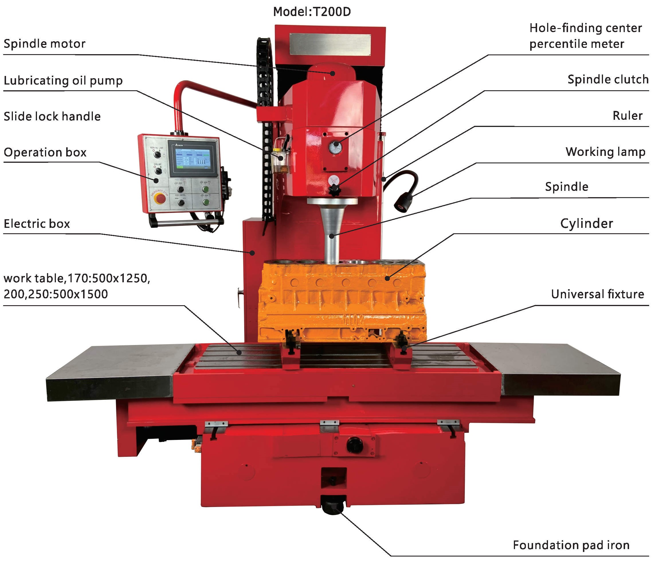 CYLINDER BORING MACHINE T170D